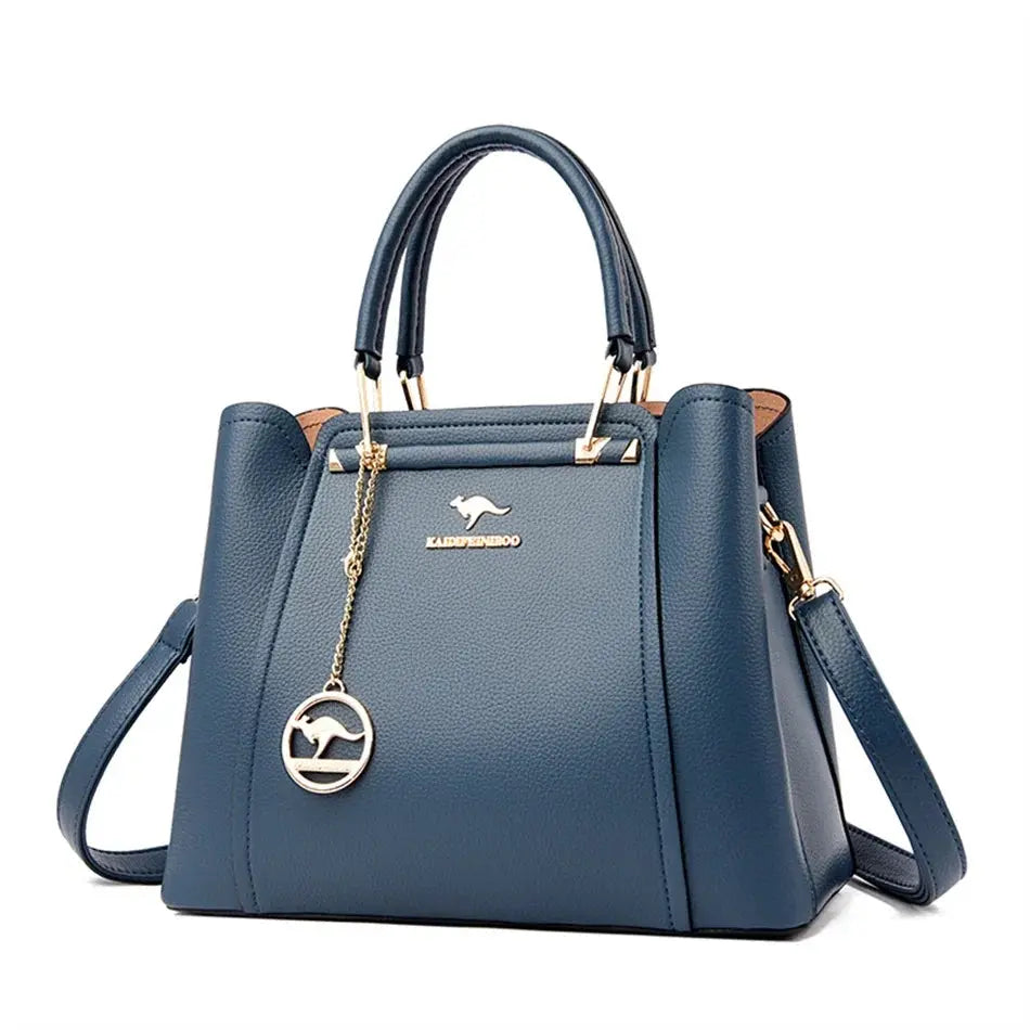 2024 Luxury Women Designer 3 Layers Shoulder Crossbody Sac Ladies Large Capacity Leather Handbags Shopper Brand Messenger Totes Streetsharks