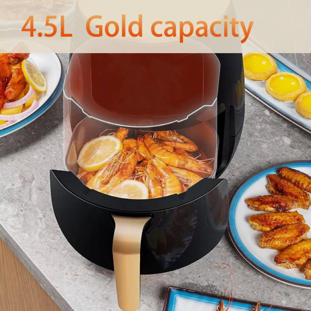 4.5L Air Fryer Digital Kitchen Oven Oil Free Low Fat Healthy Frying Cooker UK aee17d-2