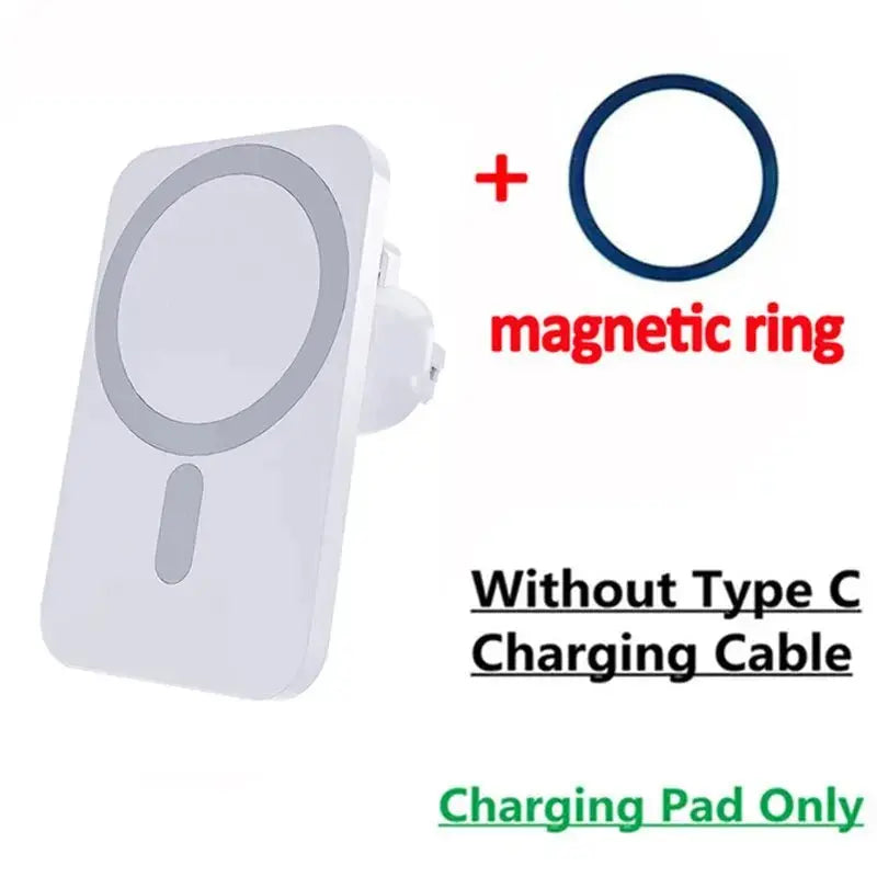 30W Magnetic Car Wireless Charger For iPhone 15 14 13 12 Pro Max Mini Macsafe Car Phone Holder Stand Mount Fast Charging Station luxecrown.co.uk