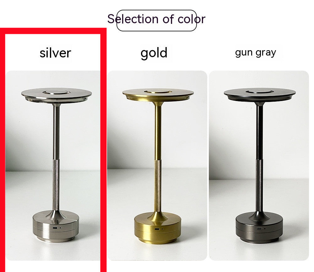 All Aluminum I-shaped Touch Table Lamp USB Charging StreetSharks