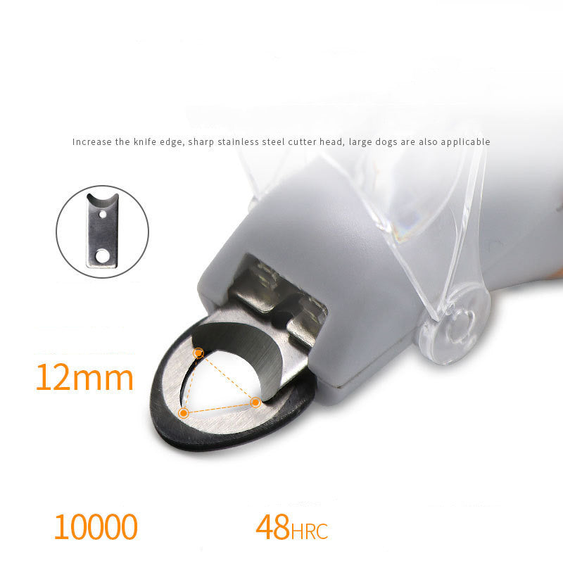 LED Light Dog Nail Clippers – Safe Glow Pet Nail Trimmer Luxecrown