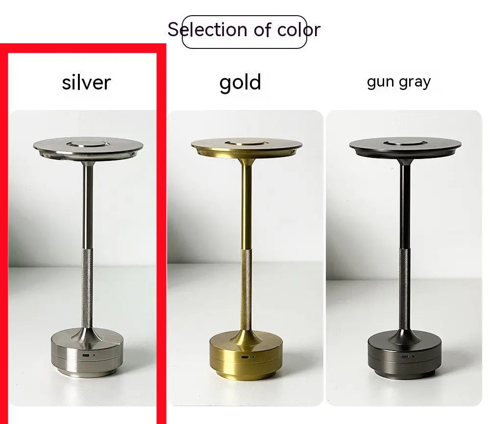 All Aluminum I-shaped Touch Table Lamp USB Charging StreetSharks