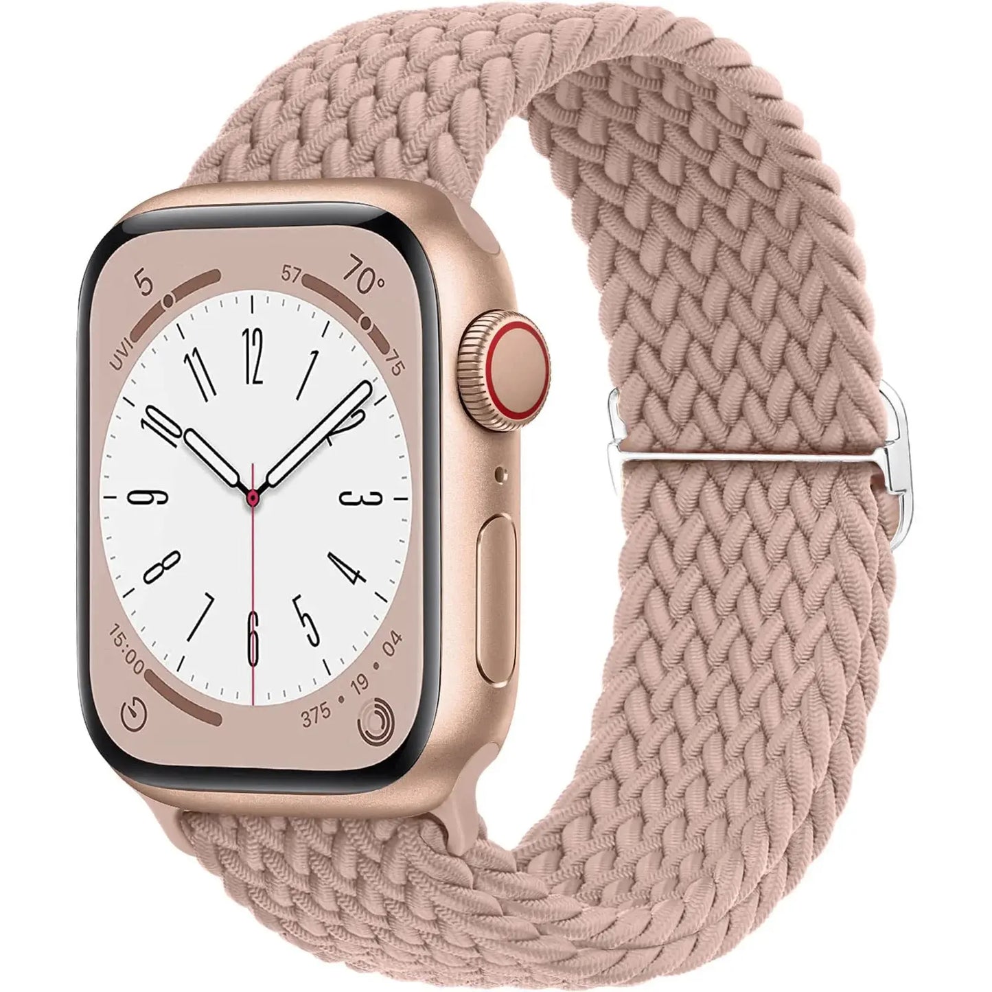Braided Solo Loop Strap For Apple watch band 44mm 40mm 49mm 45mm 41mm Elastic Nylon bracelet iWatch series 8 3 se 6 7 Ultra 2 9 luxecrown.co.uk