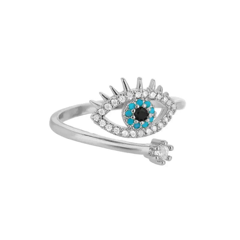 Classic Twist Chain Open Rings For Women Zircon Stainless Steel Geometric Twist Wrapped Couple Ring Wedding Aesthetic Jewelry Streetsharks