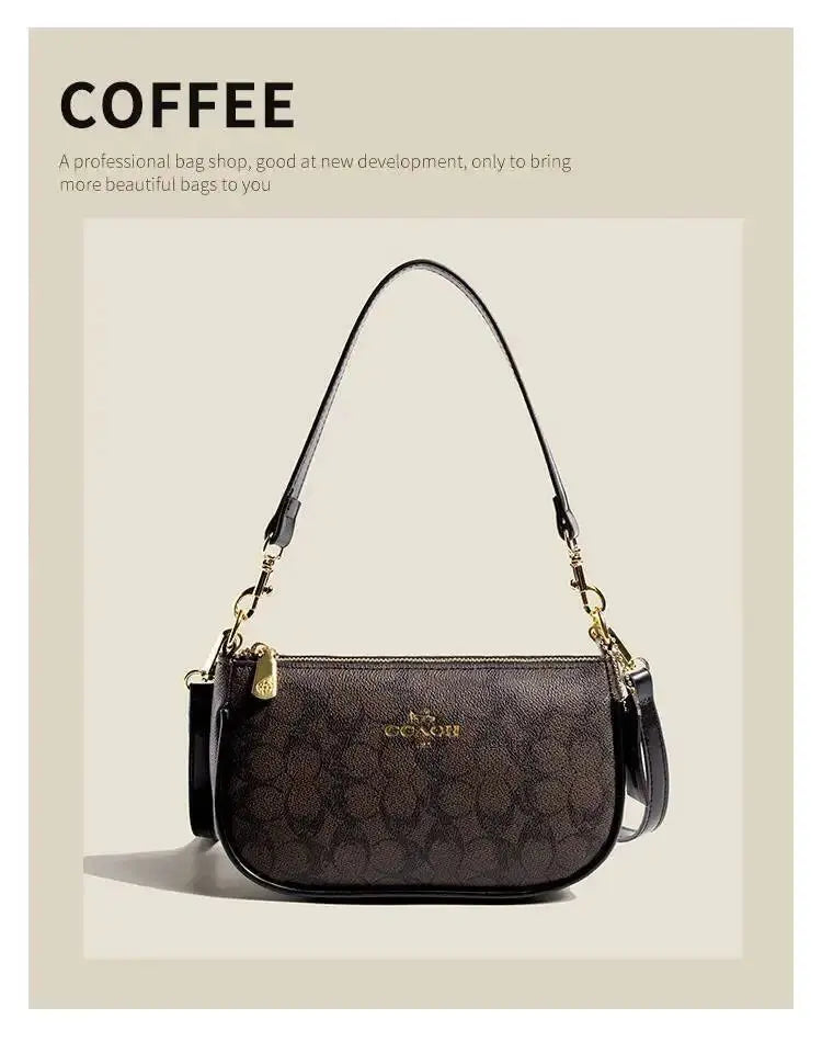 Elegant Women's Underarm Bag Hot Popular Ladies Shoulder Bag PU Leather Luxury Handbag Ladies Bag Designer Crossbody Bag luxecrown.co.uk