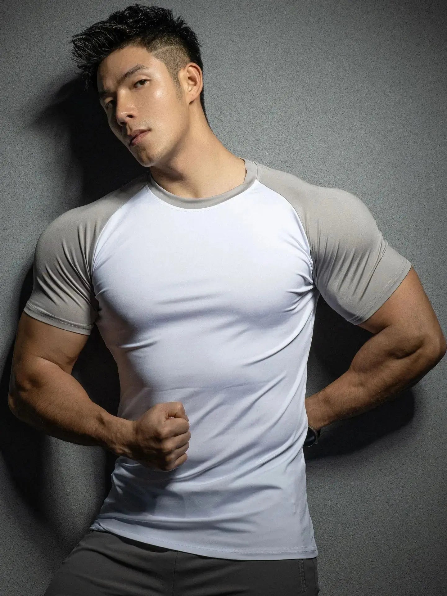 Men's Summer Clothes Short Sleeve Running, Sport, Gym, Compression, Workout, and Casual Tops Clothes - Streetsharks