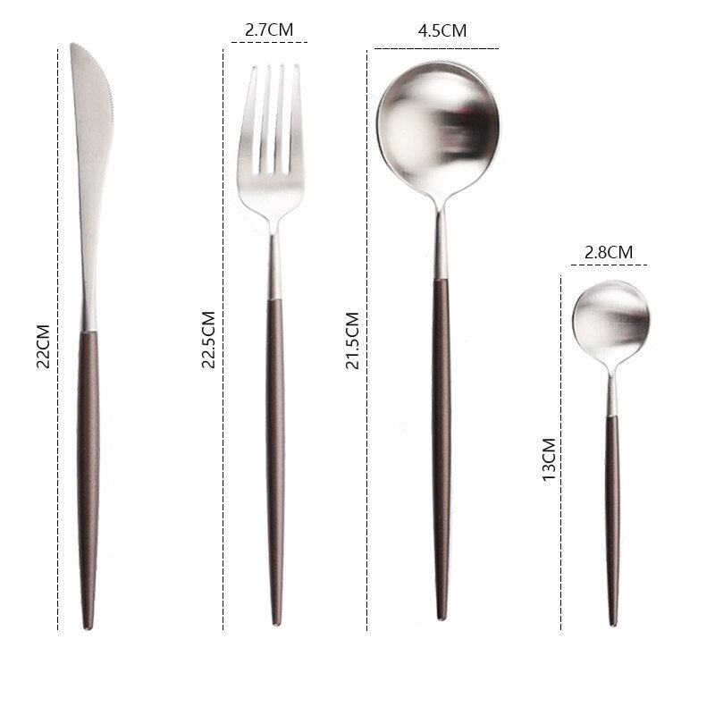 Hot Sale Dinner Set Cutlery Knives Forks Spoons - Streetsharks
