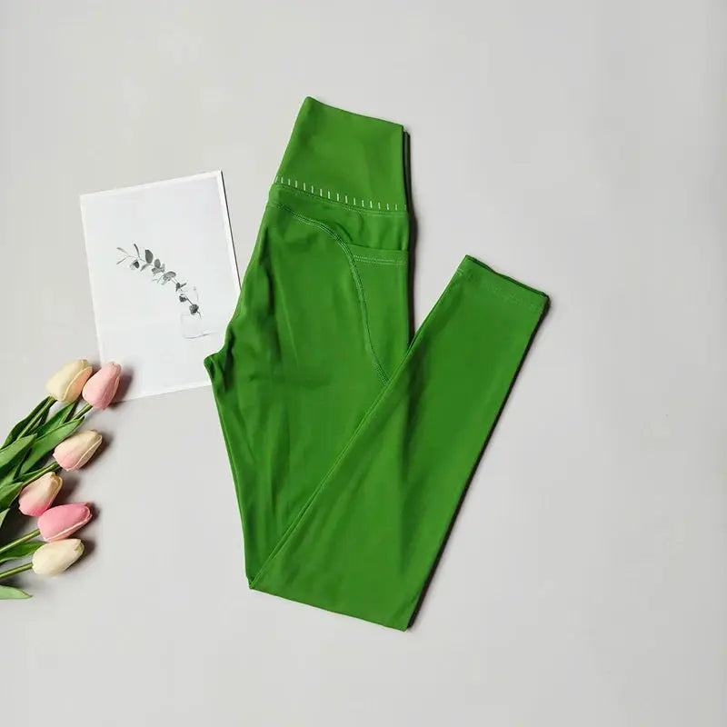 High Waist Yoga Leggings Women Soft With Pockets Sports Leggings Tights Fitness Gym Elastic Pants High Quality Sport Leggings luxecrown.co.uk