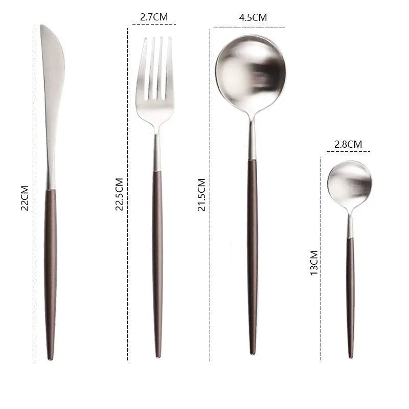 Hot Sale Dinner Set Cutlery Knives Forks Spoons - Streetsharks