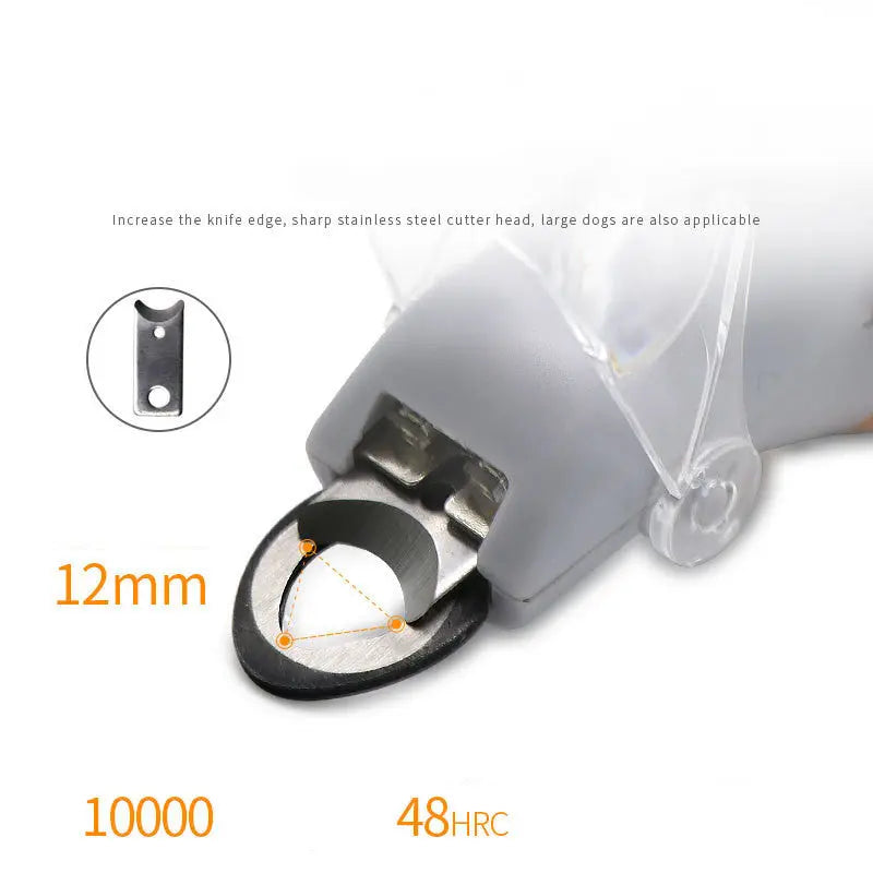 LED Light Dog Nail Clippers – Safe Glow Pet Nail Trimmer Luxecrown