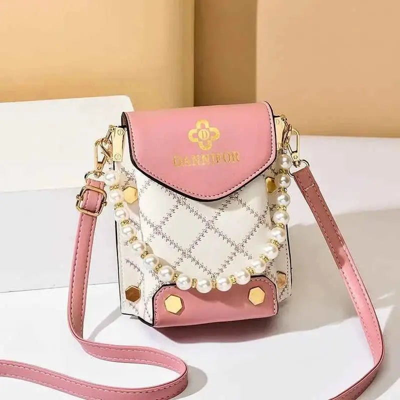 New Autumn PU Leather Women's Handbag Cell Phone Wallet Fashion Portable Shoulder Bag Hundred Simple Mini Small Bag Bolso Mujer