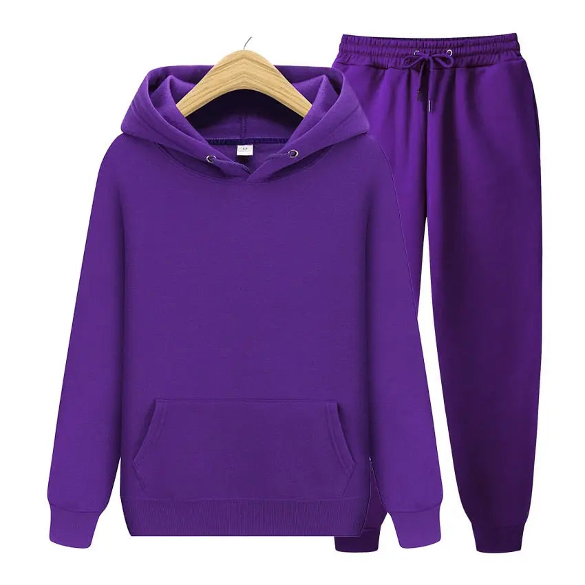 New Men's ladies casual wear suit sportswear suit solid - Streetsharks