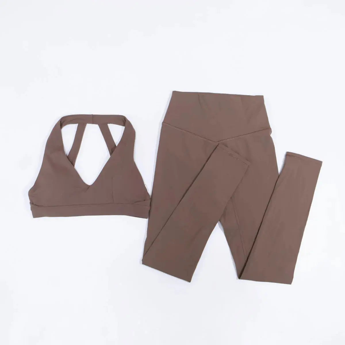 New Summer Women's Ultra Soft Sports Bra And Yoga Pants Set Fashionable Two-Piece Gym Workout Shock-Absorbing Underwear Suit luxecrown.co.uk