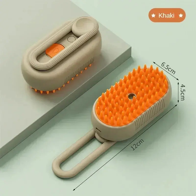 Pet Brush Electric Steamy Brush Dog Cat Hair Brush One-click Spray Dog Brush Massage Pet Grooming Comb Hair Removal Loose Hair - Streetsharks