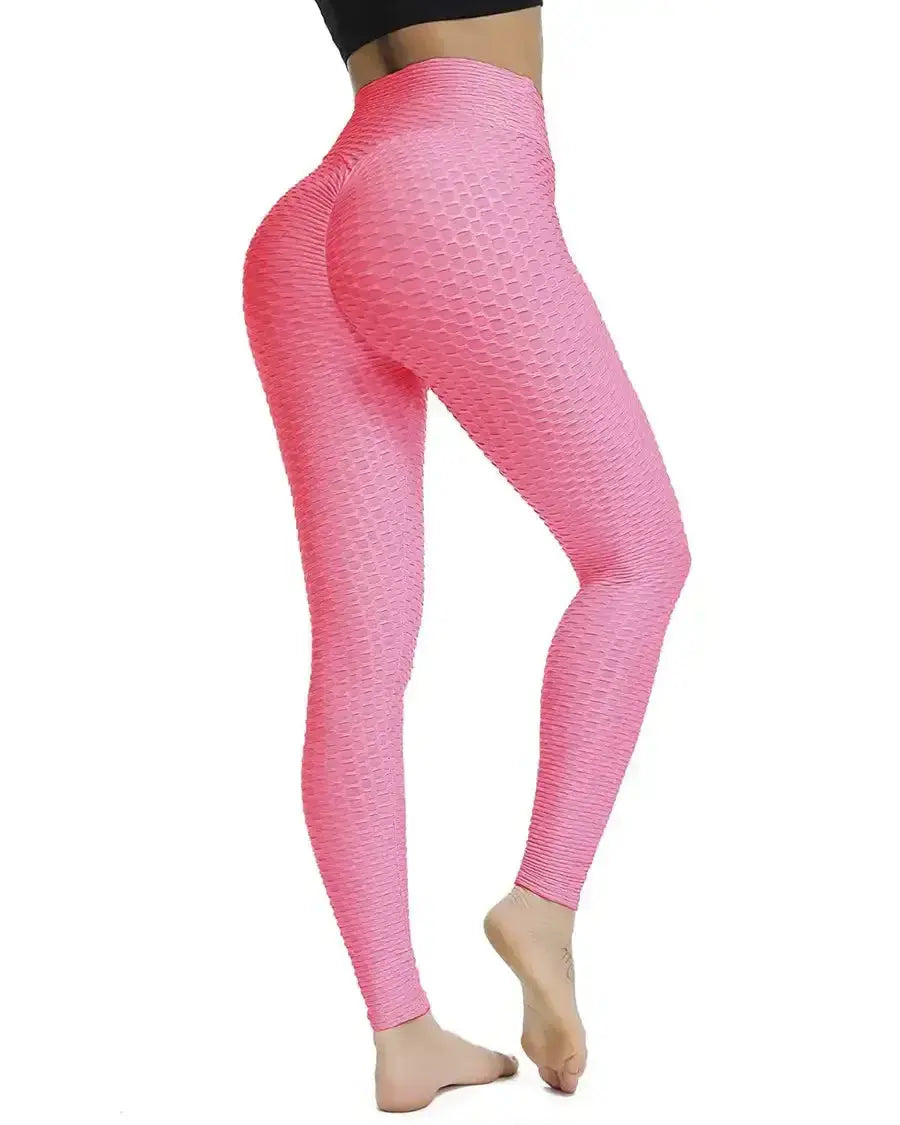 Push Up Leggings Women's Fashion Sport Fitness High Waist Leggins Sexy Butt Lifting Scrunch Workout Gym Tights Pants luxecrown.co.uk