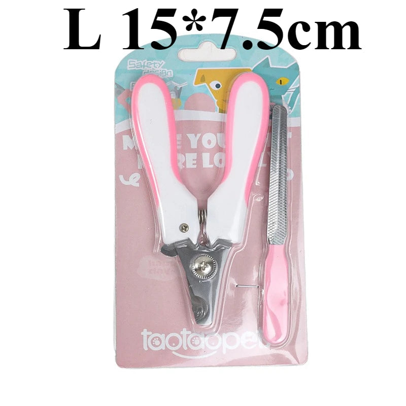 Stainless Steel Grooming Scissors Nail Clippers Multifunctional Teddy Cat Pet Nail Clippers with Sickle Large Dog Nail Clippers luxecrown.co.uk