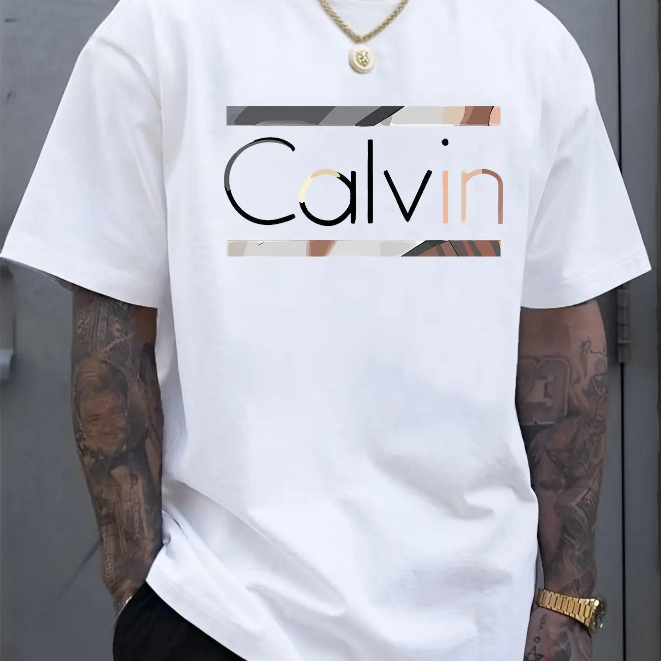 2026 Fashion 100% pure cotton unisex printed T-shirt with letter print round neck short sleeved shirt luxecrown.co.uk
