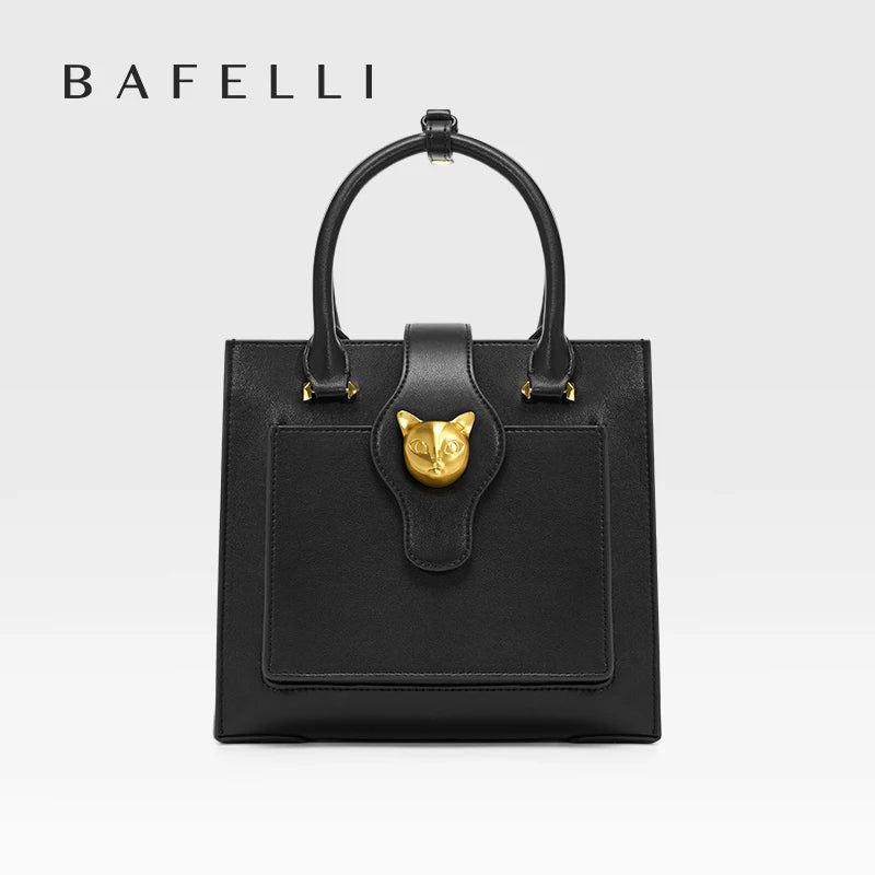 BAFELLI WOMEN'S BAGS NEW 2026 CELEBRITY FASHION CAT HANDBAG CROSSBODY SHOULDER FEMALE LEATHER DESIGNER STYLISH LUXURY PURSE luxecrown.co.uk