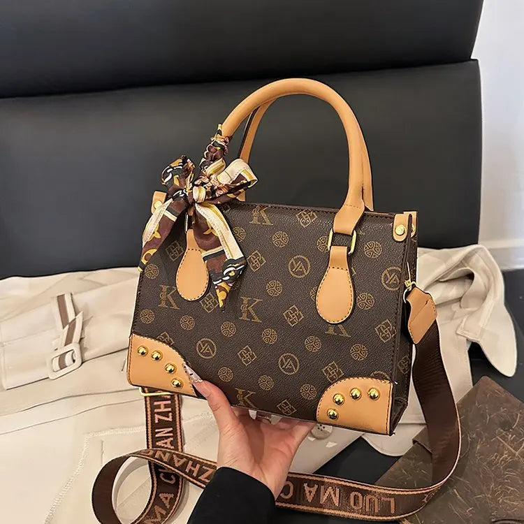 Trendy Designer Square Satchels For Women Textured Original Retro Diaper Bag Crossbody Shoulder Bag Effortlessly Stylish luxecrown.co.uk