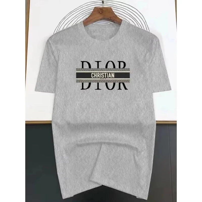 Spring_Summer 2026 Puls Size Cotton Short Sleeve T Shirt Luxury Print T-shirt Tops Trend High Quality Streetwear Clothes Unisex luxecrown.co.uk