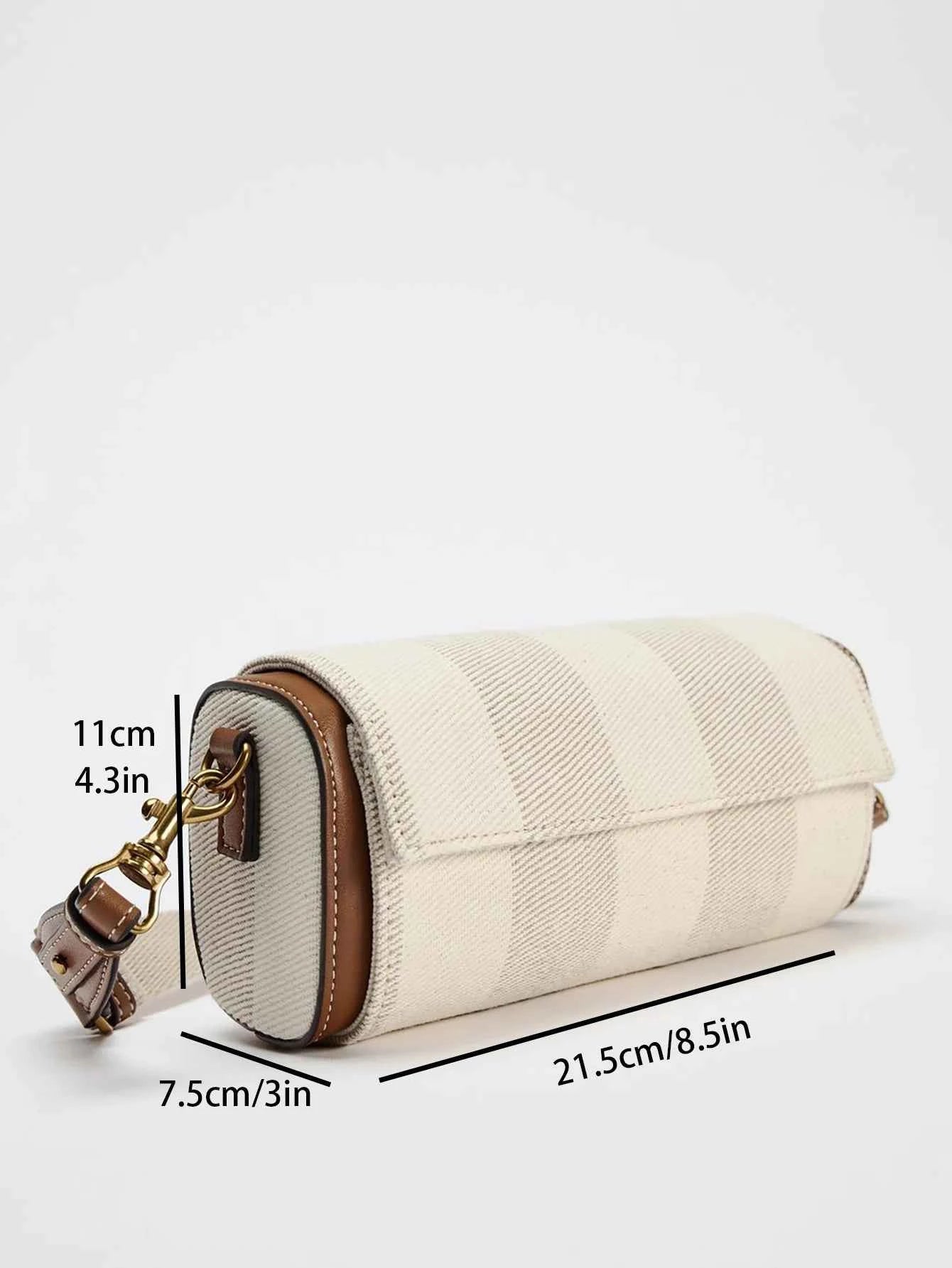 Wide Strap women's Vintage Crossbody Bag Summer Tote Ladies Luxury Handbags One Shoulder Armpit Small Cylinder Bags For Femele