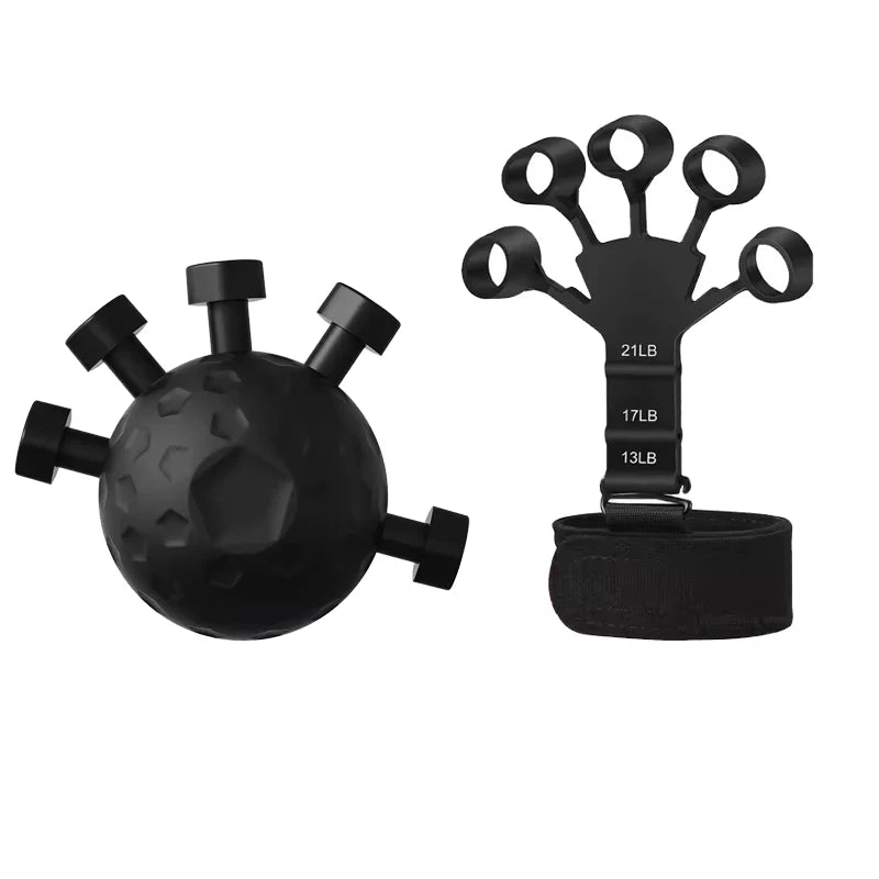 Finger Exerciser Trainer Hand Grip Strengthener Rock Climbing Finger Exerciser Trainers Gripper Exerciser Hand Strength Exercise Streetsharks