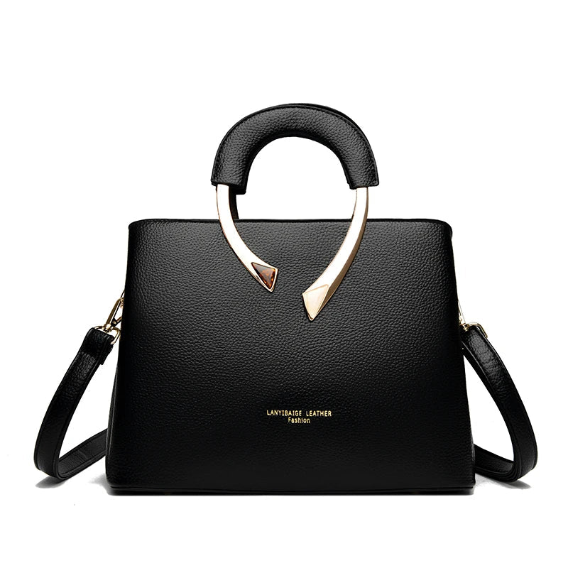 Luxury Handbags Women Bags Designer 3 Layers Soft Leather Shoulder Crossbody Sac Ladies Large Capacity Shopping Messenger Tote luxecrown.co.uk