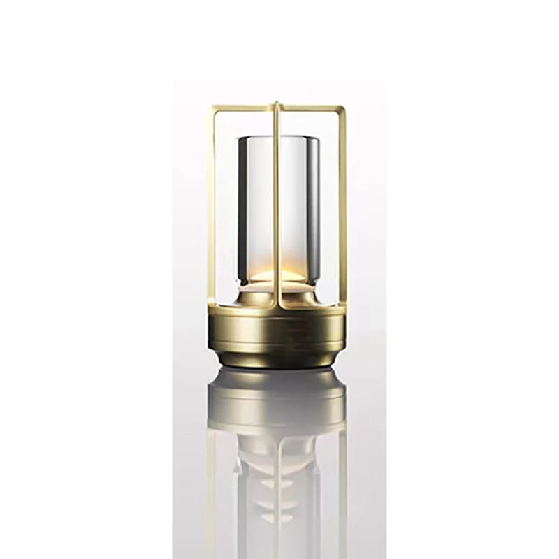 LED crystal table lamp Plastic Rechargeable touch night lamp Bedroom Bedside table lamp Restaurant decorative lamp luxecrown.co.uk