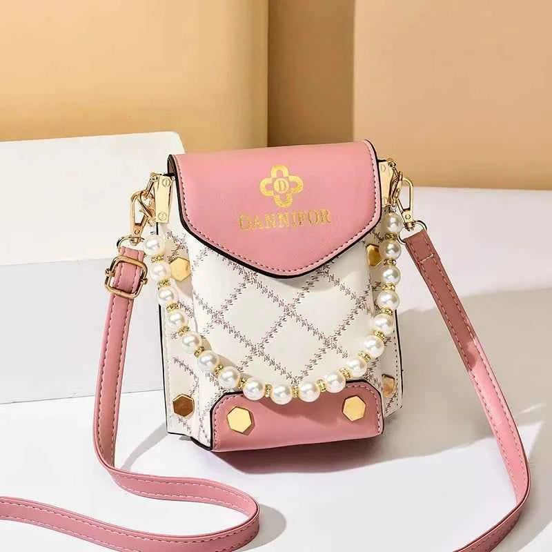 New Autumn PU Leather Women's Handbag Cell Phone Wallet Fashion Portable Shoulder Bag Hundred Simple Mini Small Bag Bolso Mujer