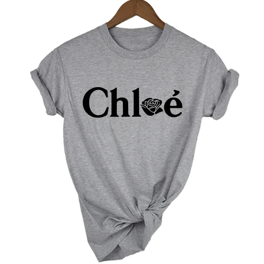 High Quality T-shirt 2024 Summer Luxury Brand Alphabet Print T-shirt Women's Fashion Graphic Women's Top Street Women's Shirt Streetsharks