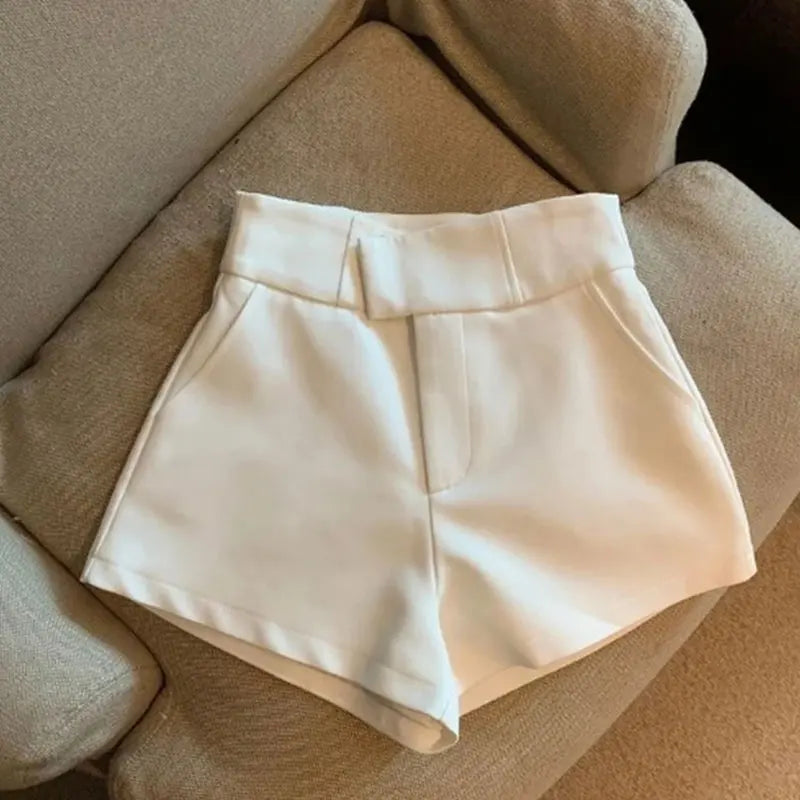 Women Shorts Mooyufon Black Shorts Women Harajuku Elegance High Waisted Shorts A Line Slim Casual Hot Girl Straight Pants Sexy luxecrown.co.uk