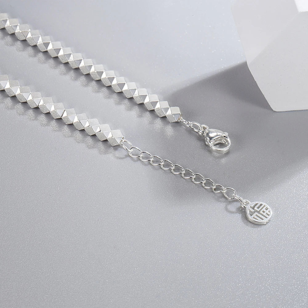 925 Sterling Silver Shiny Irregular Ball Women's Hand Bracelets Luxury Designer Jewelry Accessories Offers ALIZERO Streetsharks