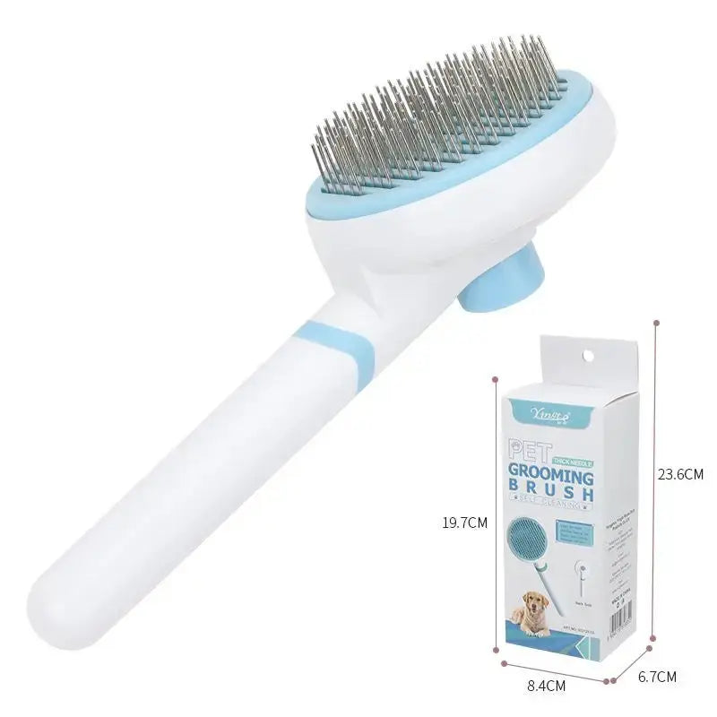 Steamy Cat Brush 3 in 1 Electric Anti-splashing for Massage Pet Grooming Comb Hair Removal Combs New Cat Brush with Steam Spray - Streetsharks