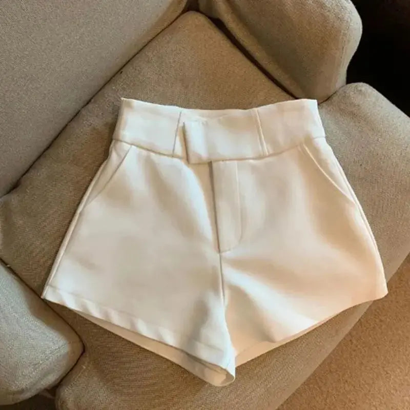 Women Shorts Mooyufon Black Shorts Women Harajuku Elegance High Waisted Shorts A Line Slim Casual Hot Girl Straight Pants Sexy luxecrown.co.uk