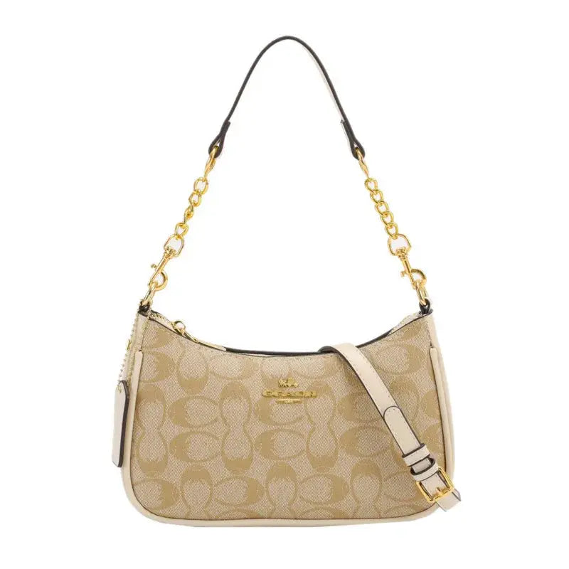 Women's Chain Bags Pvc Geometric Print Handbag Shoulder Crossbody Bag Women's Underarm Bag Suitable For Daily Outfit Matching luxecrown.co.uk