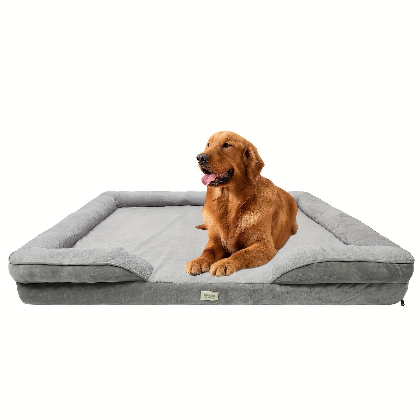 1pc Orthopedic Dog Bed, Dogs Sofa Bed, Supportive Foam Pet Couch Bed With Removable Washable Cover, Waterproof Lining And Nonskid Bottom DT CA Streetsharks