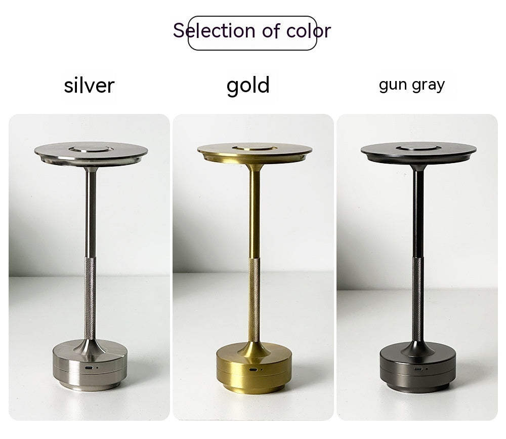 All Aluminum I-shaped Touch Table Lamp USB Charging StreetSharks