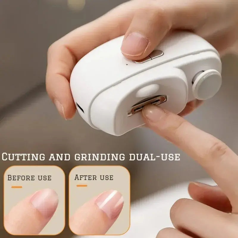 1 Pcs Electric Automatic Nail Clipper Manicure Nail Trimmer For Adult luxecrown.co.uk