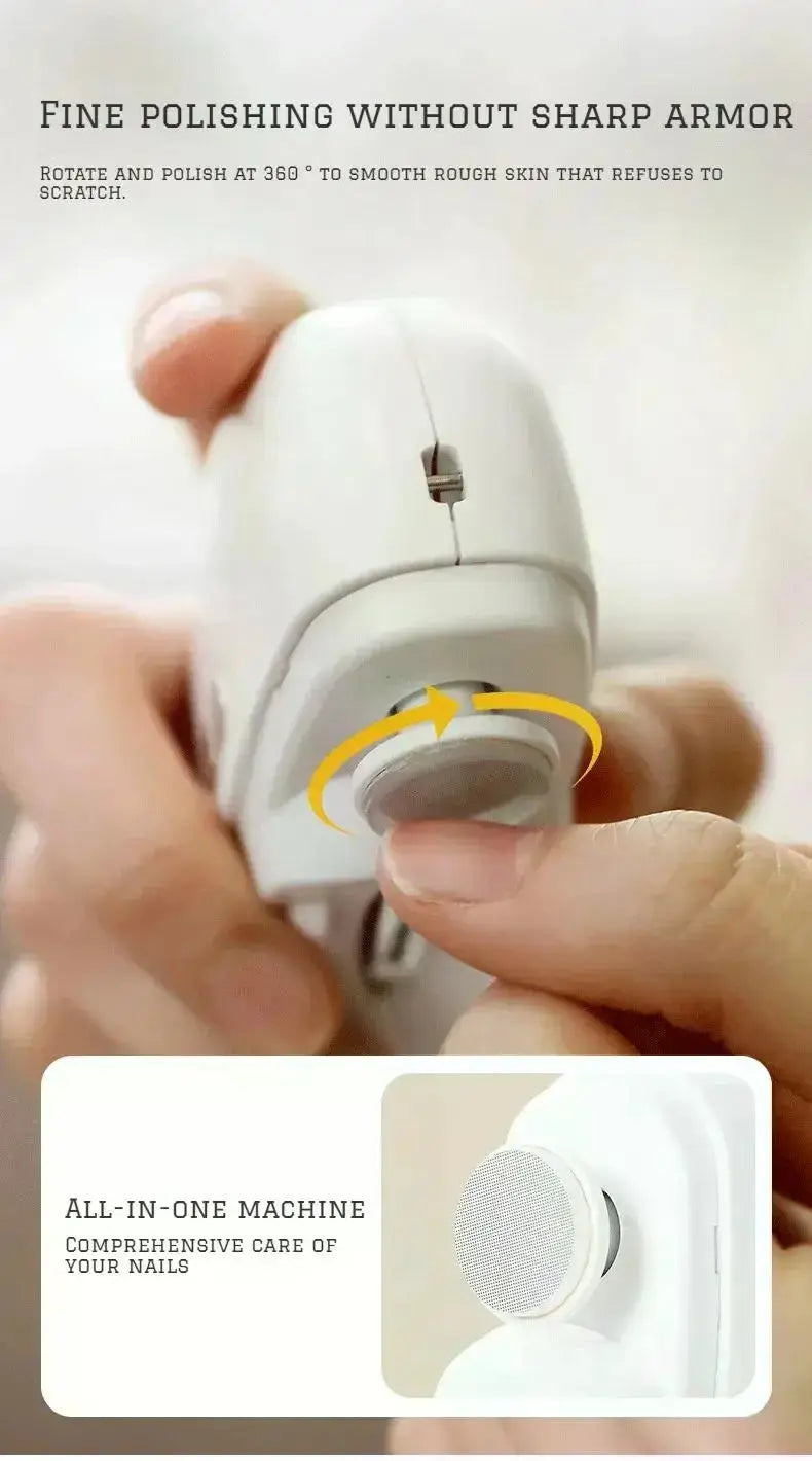 1 Pcs Electric Automatic Nail Clipper Manicure Nail Trimmer For Adult luxecrown.co.uk