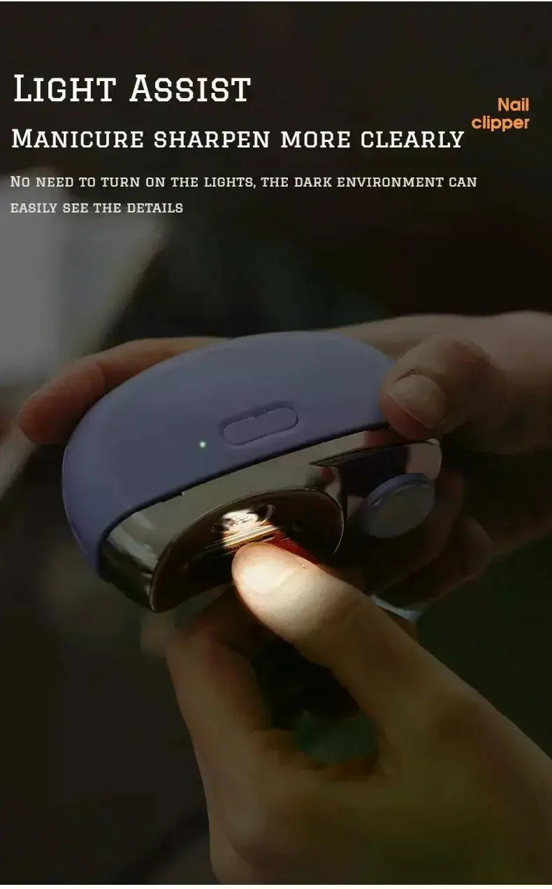 1 Pcs Electric Automatic Nail Clipper Manicure Nail Trimmer For Adult luxecrown.co.uk