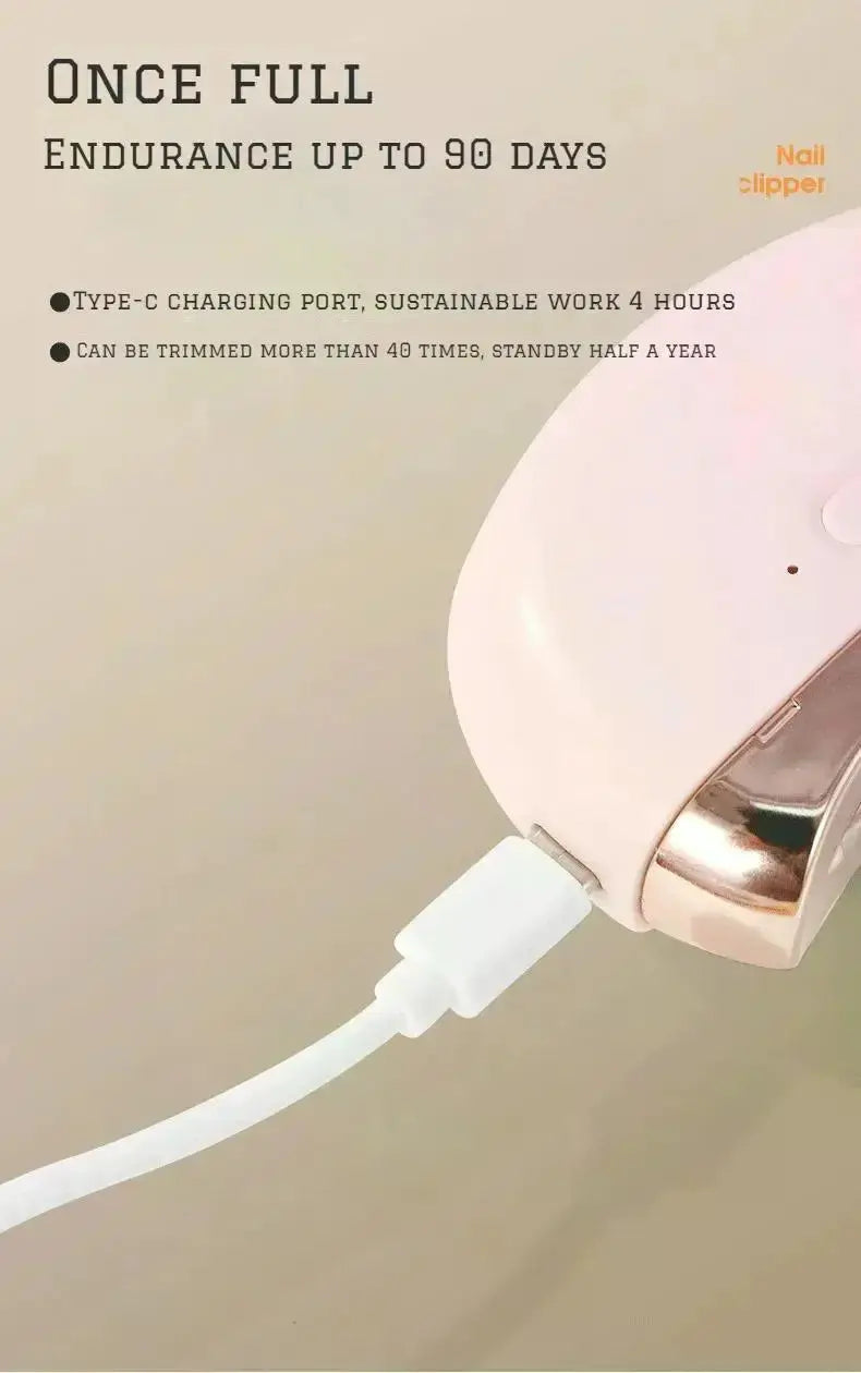 1 Pcs Electric Automatic Nail Clipper Manicure Nail Trimmer For Adult luxecrown.co.uk