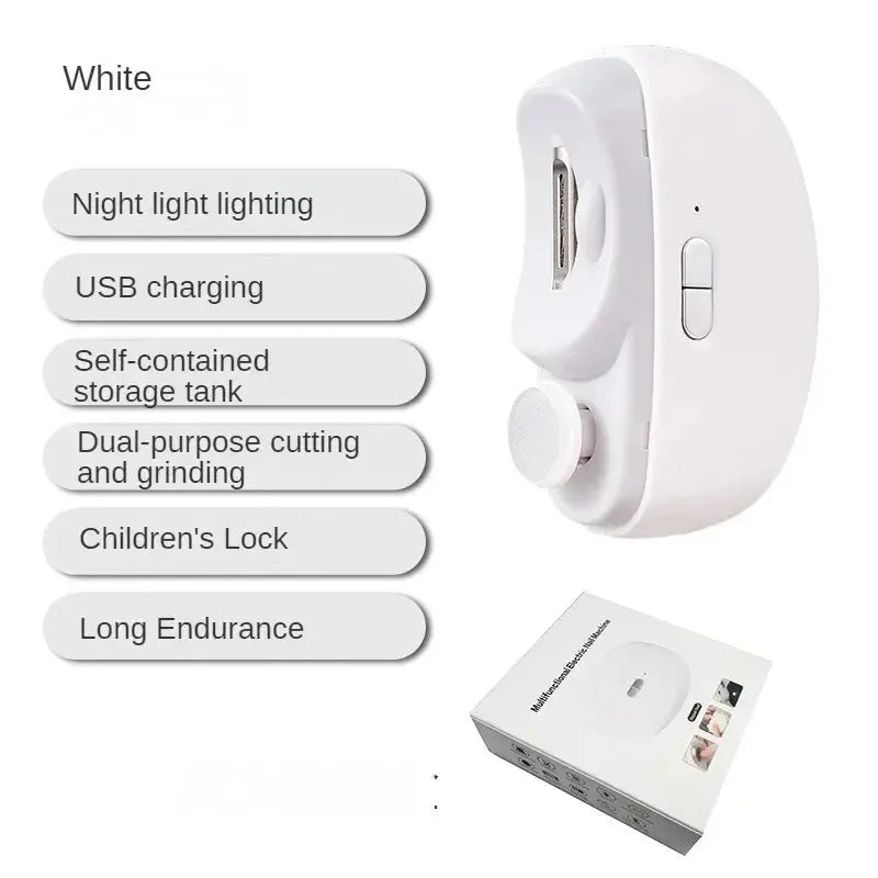1 Pcs Electric Automatic Nail Clipper Manicure Nail Trimmer For Adult luxecrown.co.uk