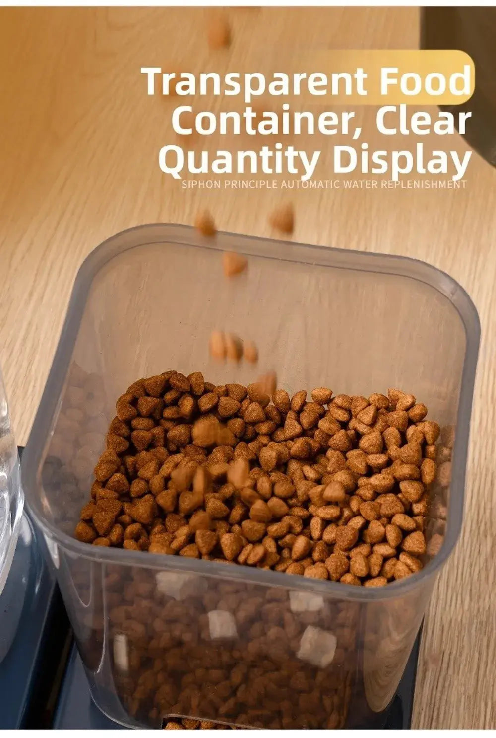 1.2L/1.5L Pet Automatic Feeder Plastic Large Capacity Cat Dog Water Dispenser Feeder Set 3 Colors 2 Styles luxecrown.co.uk