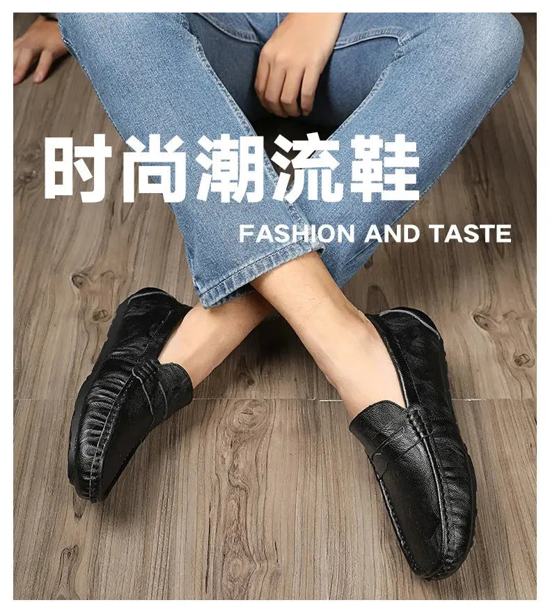 100% Top-Grain Loafers with Elegant Design for Business and Casual Settings  Men’s Stylish Fashionable Slip-On Design luxecrown.co.uk