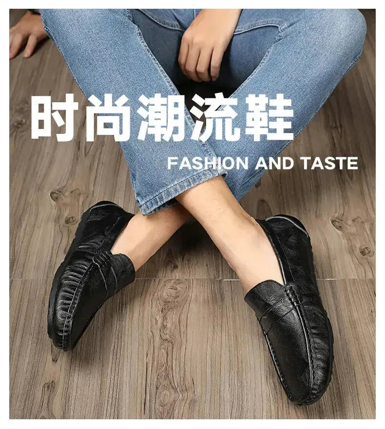100% Top-Grain Loafers with Elegant Design for Business and Casual Settings  Men’s Stylish Fashionable Slip-On Design luxecrown.co.uk
