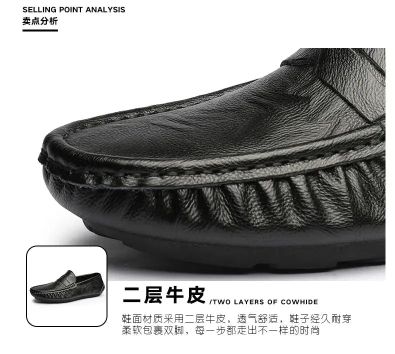 100% Top-Grain Loafers with Elegant Design for Business and Casual Settings  Men’s Stylish Fashionable Slip-On Design luxecrown.co.uk