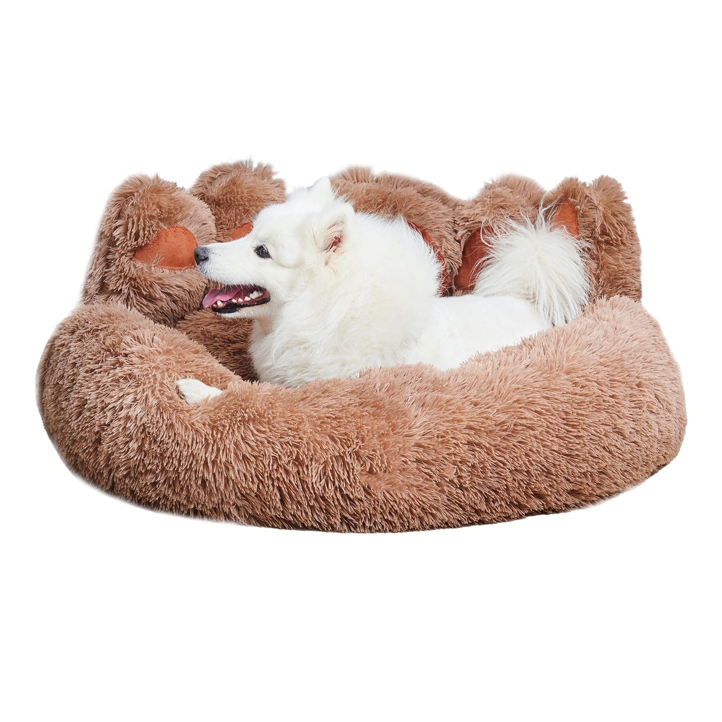 Cute Dog Bear Paw Shape Dog Bed, Dog Beds & Furniture For Small And Medium Dogs, Cozy Plush Cute Cat Beds For Indoor Cats StreetSharks
