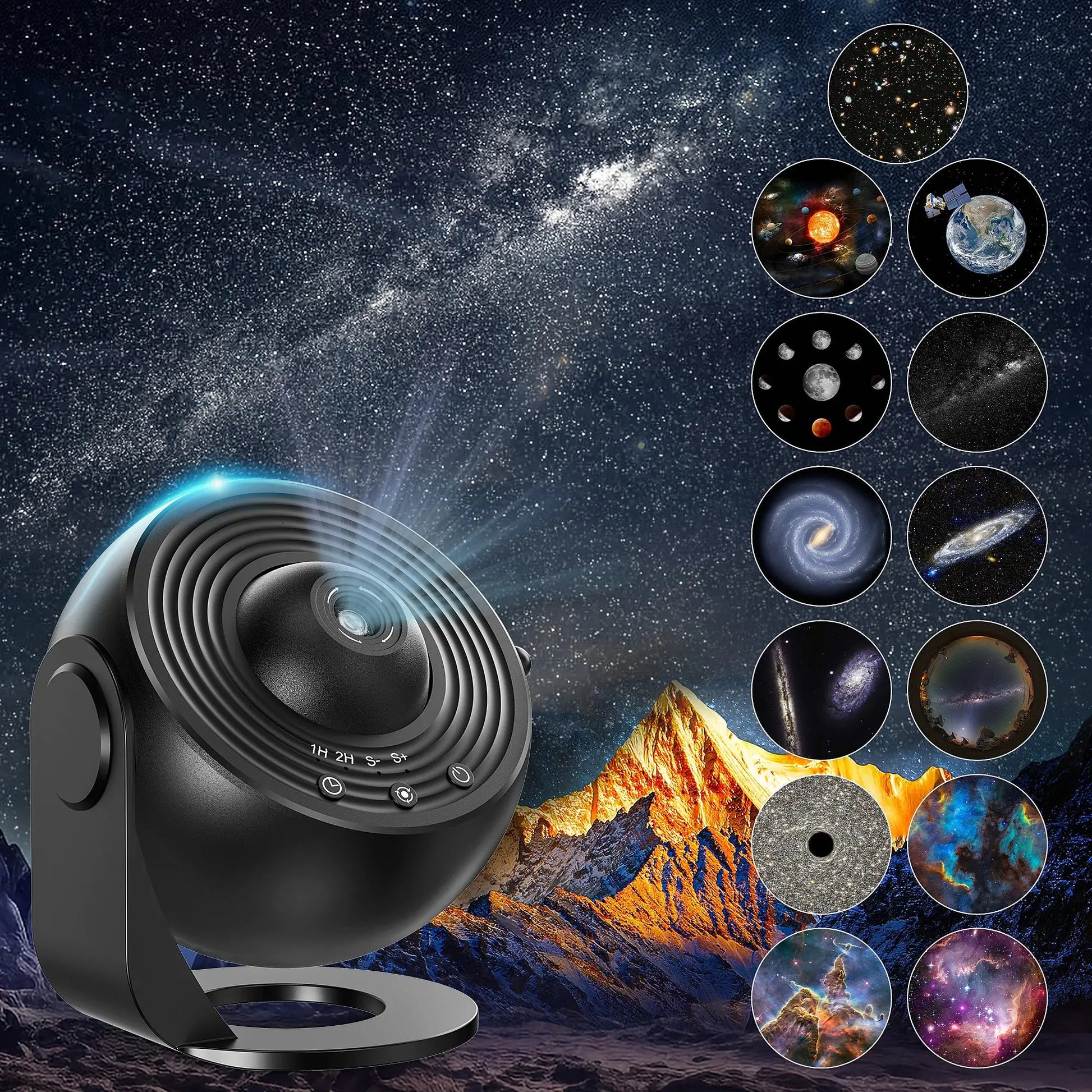 13 in 1 Star Projector, Planetarium Galaxy Projector for Bedroom, Aurora Projector, Night Light Projector for Kids Adults luxecrown.co.uk
