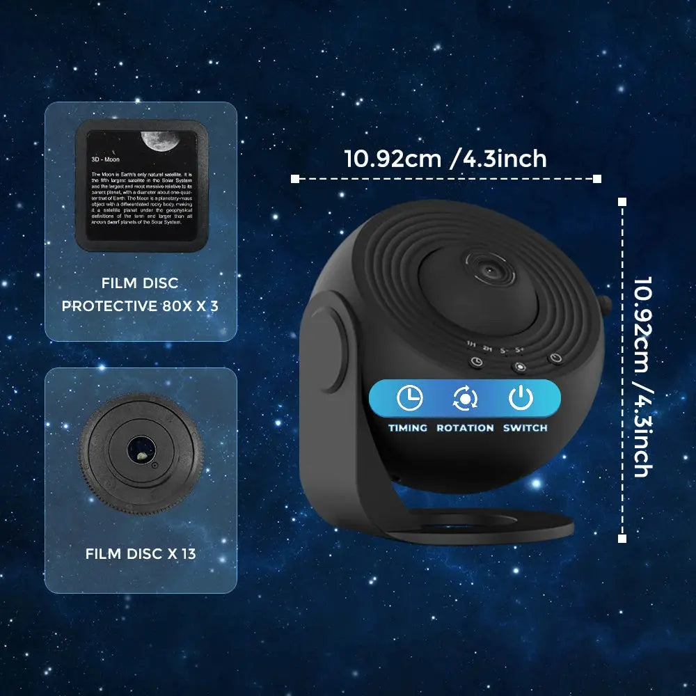 13 in 1 Star Projector, Planetarium Galaxy Projector for Bedroom, Aurora Projector, Night Light Projector for Kids Adults luxecrown.co.uk