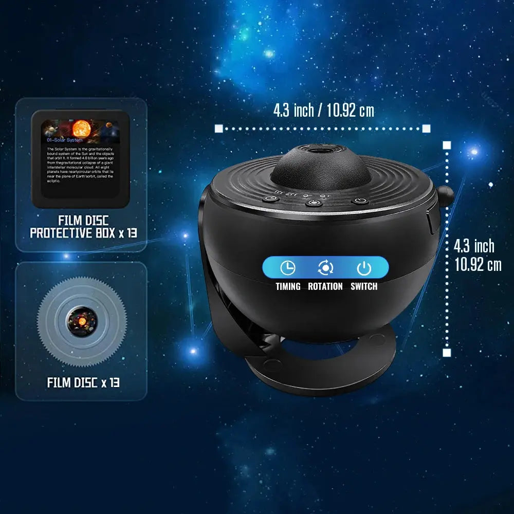 13 in 1 Star Projector, Planetarium Galaxy Projector for Bedroom, Aurora Projector, Night Light Projector for Kids Adults luxecrown.co.uk